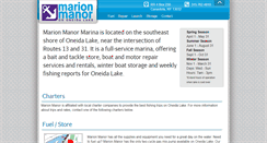 Desktop Screenshot of marionmanor.com