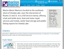 Tablet Screenshot of marionmanor.com